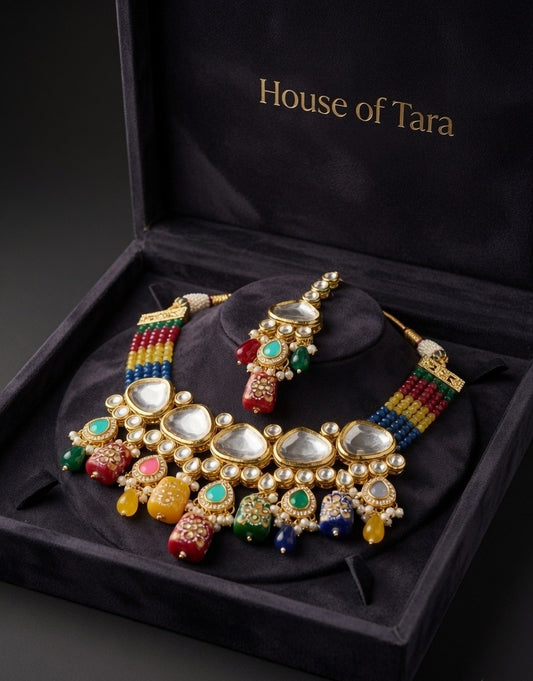 Rangrez Kundan Choker Set
