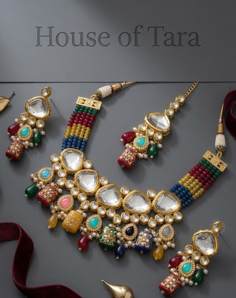 Rangrez Kundan Choker Set