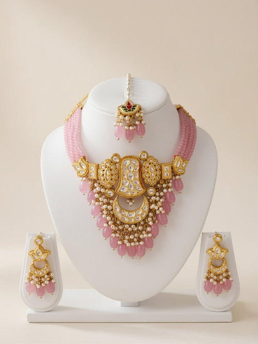 Gulnaar Kundan Necklace Set