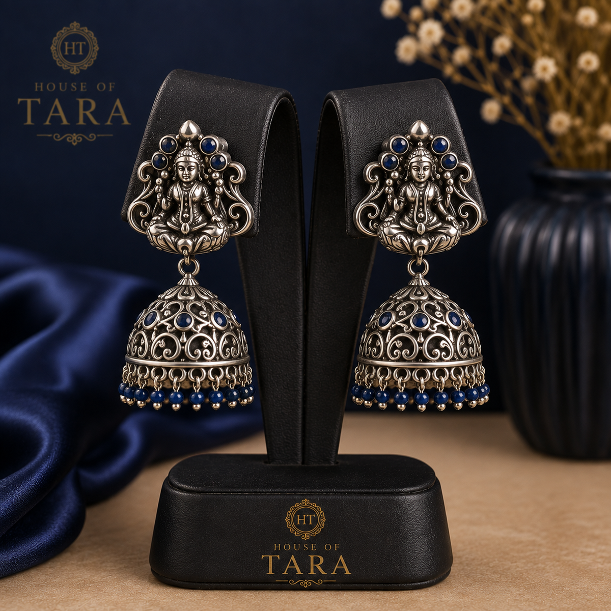 Neelkamal Lakshmi Oxidised Necklace Set