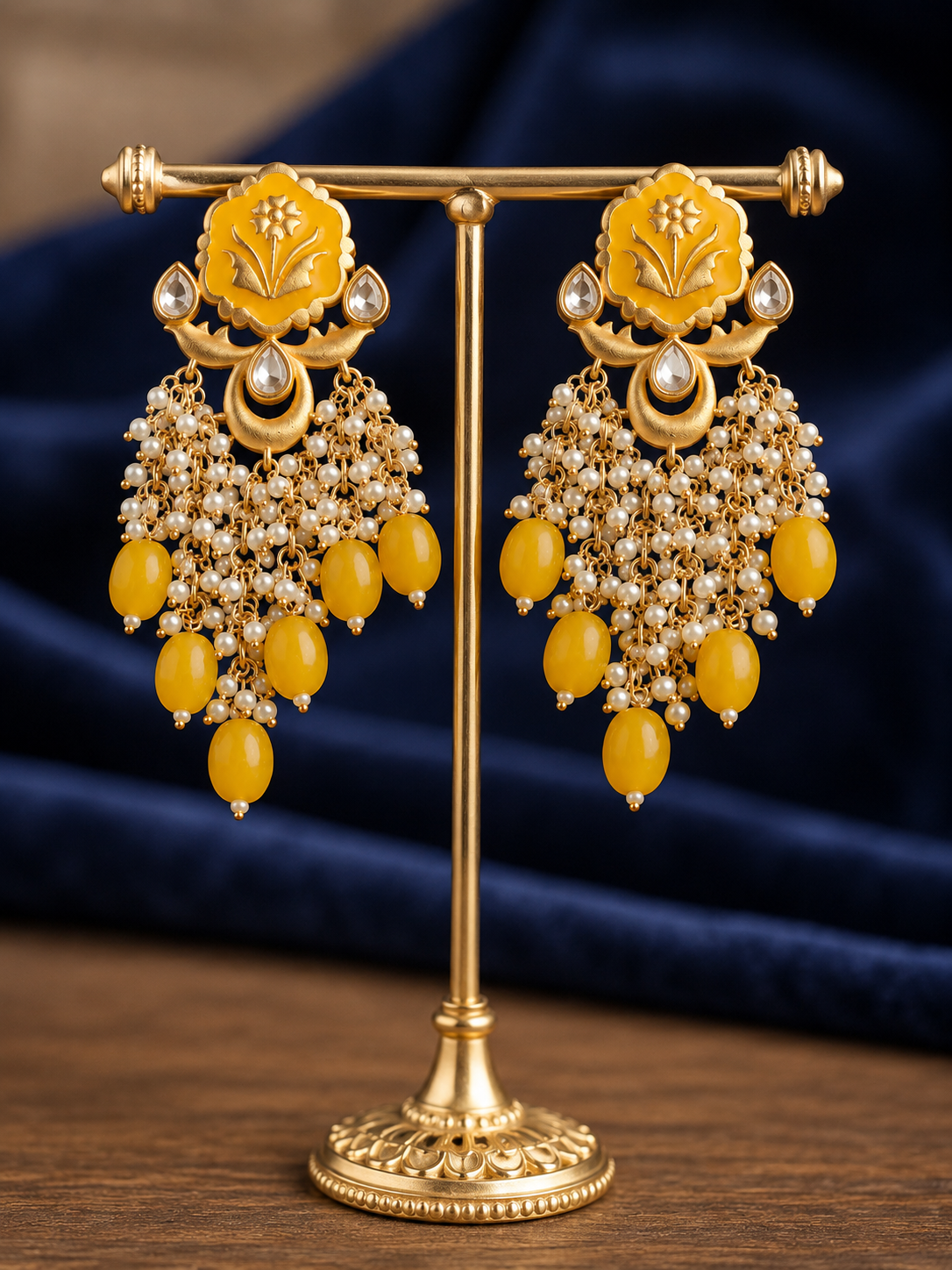 Sunshine Gulzar Pearl Cascade Earrings