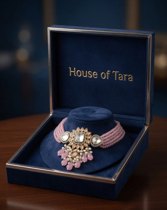 Blush Royale Kundan Choker Set