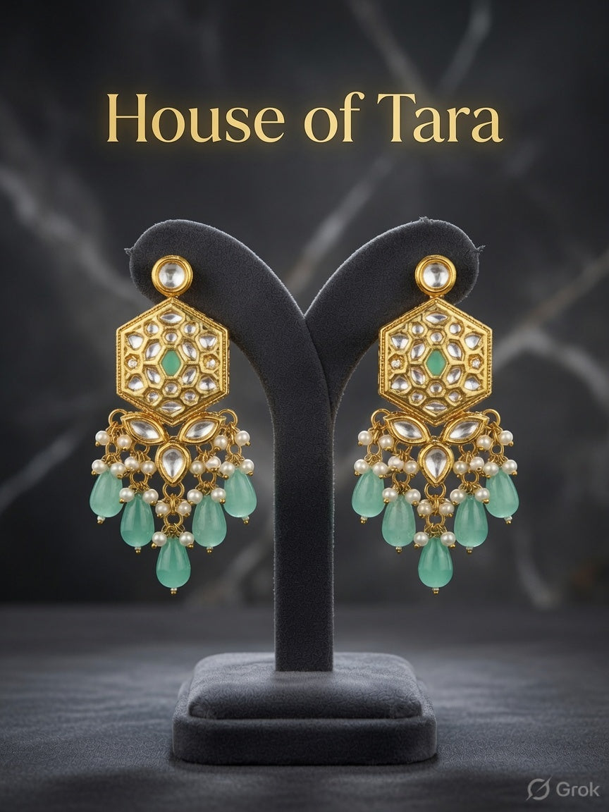 Aqua Noor Kundan Choker Set