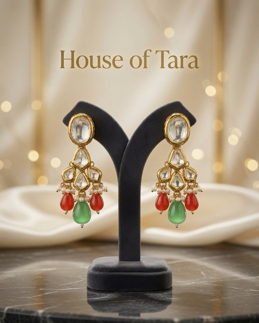 Royal Emerald Ruby Kundan Choker Set