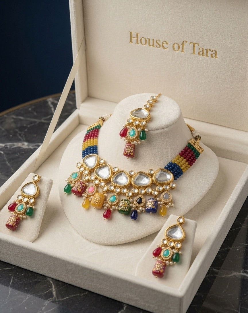 Rangrez Kundan Choker Set