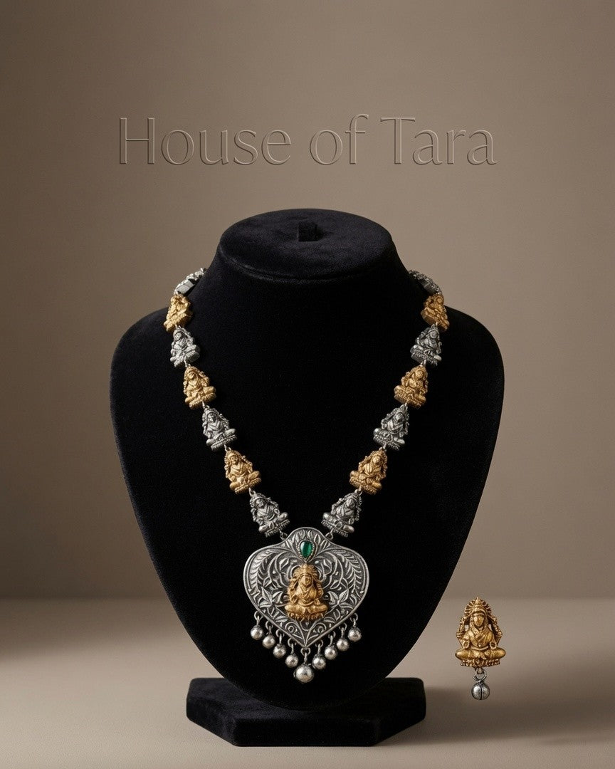 Temple Aura Dual-Tone Necklace
