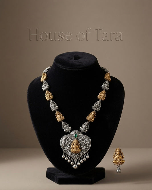 Temple Aura Dual-Tone Necklace