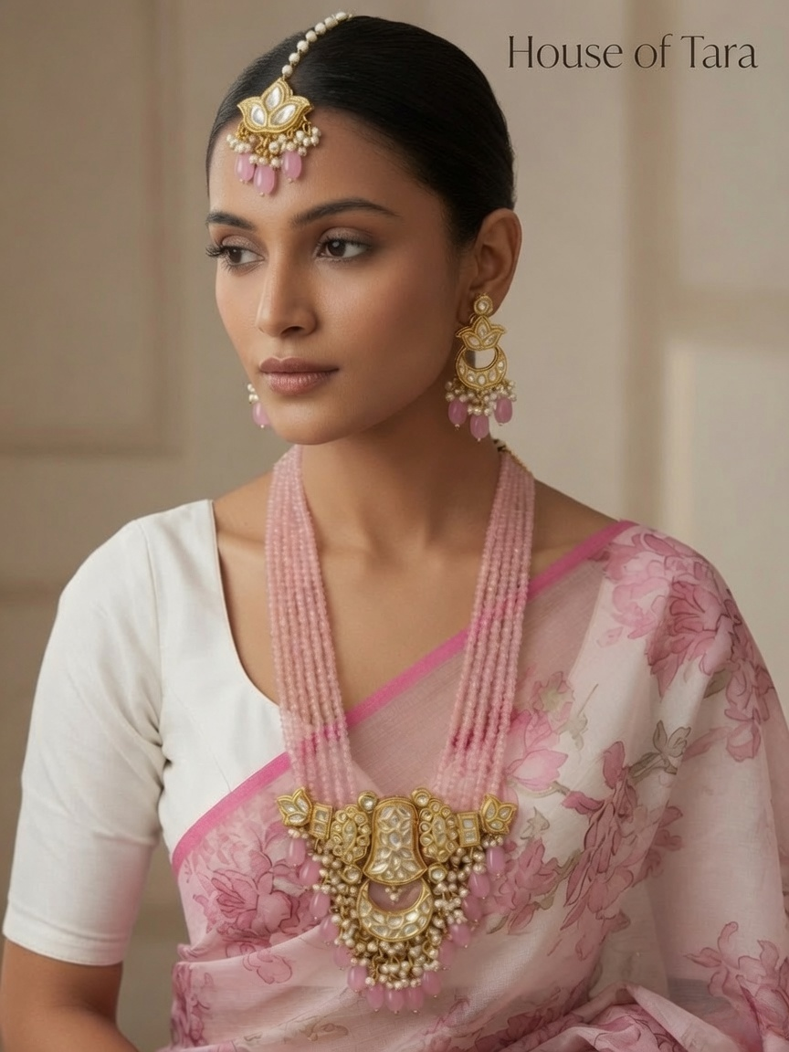Gulnaar Kundan Necklace Set