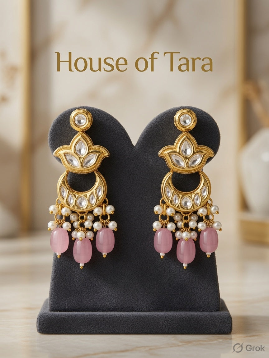 Rosé Kundan Choker Set