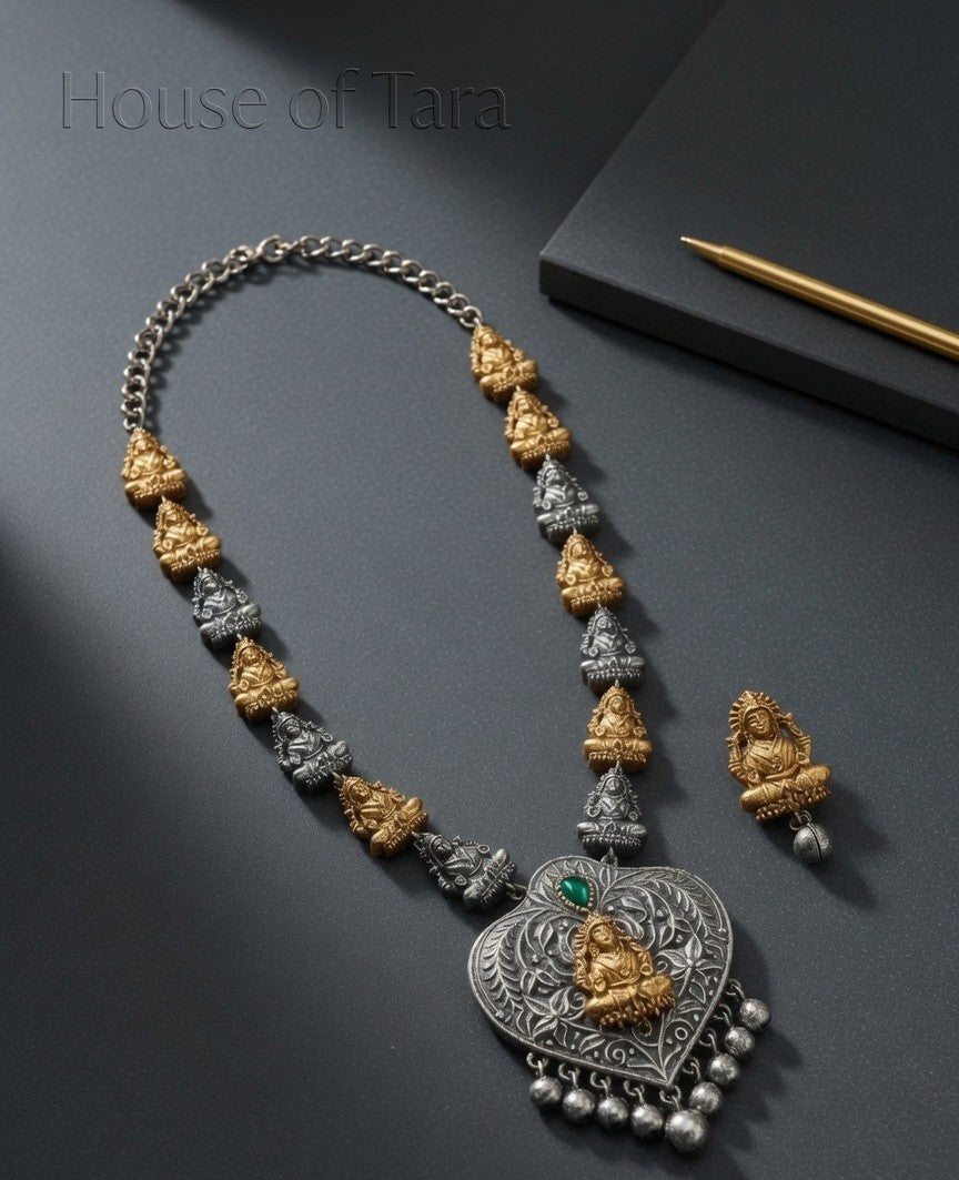 Temple Aura Dual-Tone Necklace